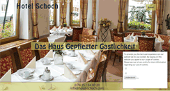 Desktop Screenshot of hotel-schoch.com